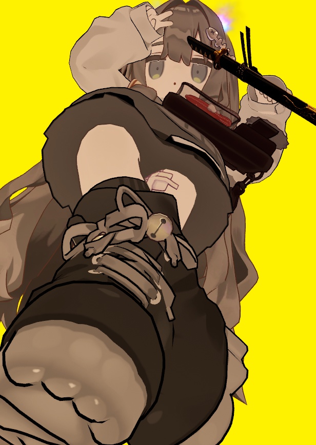 【MA対応】妖刀-狐名火-【VRC想定アバターギミック】