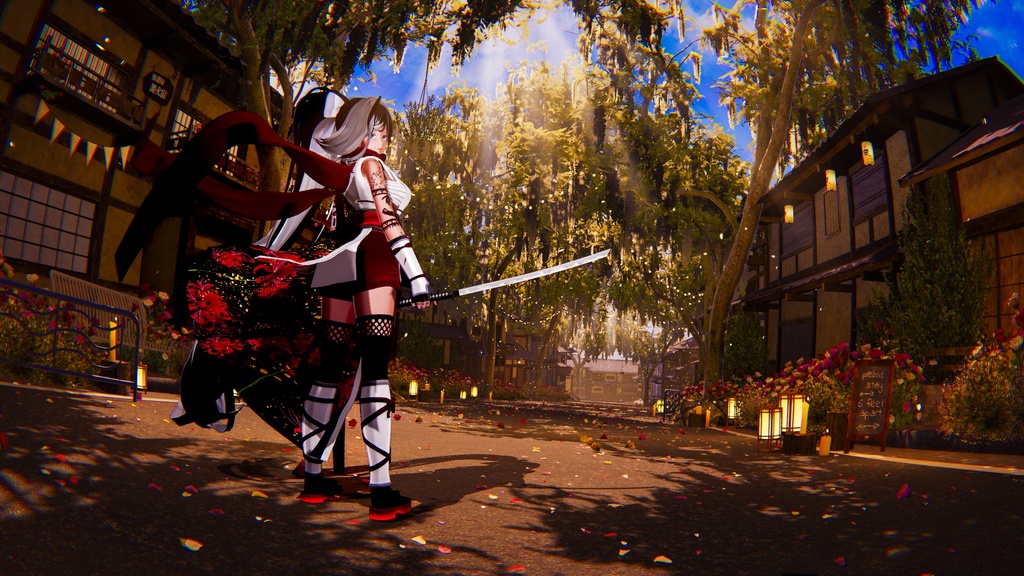 【MA対応】妖刀-狐名火-【VRC想定アバターギミック】