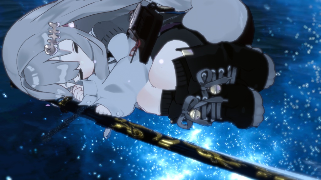 【MA対応】妖刀-狐名火-【VRC想定アバターギミック】