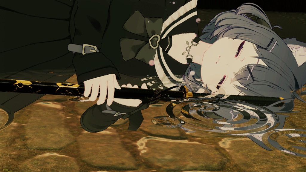 【MA対応】妖刀-狐名火-【VRC想定アバターギミック】