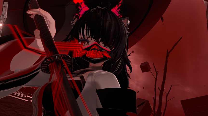 妖刀-鴉迅-【MA対応】【VRC想定アバターギミック】