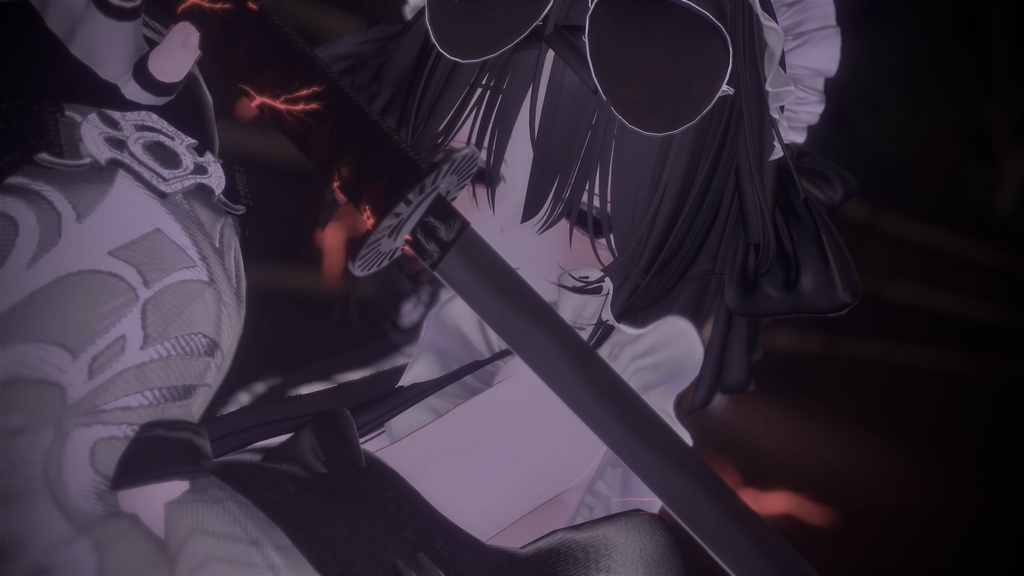 妖刀-鴉迅-【MA対応】【VRC想定アバターギミック】