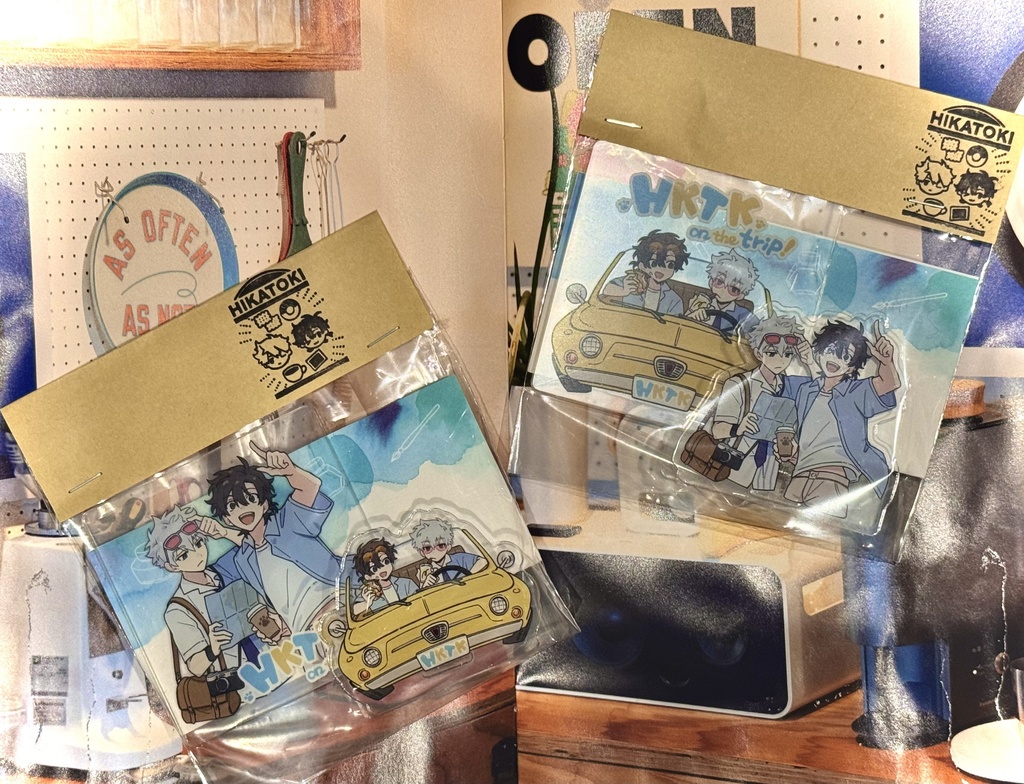 ヒカトキ旅アクリルクリップ&アクリルシールセット