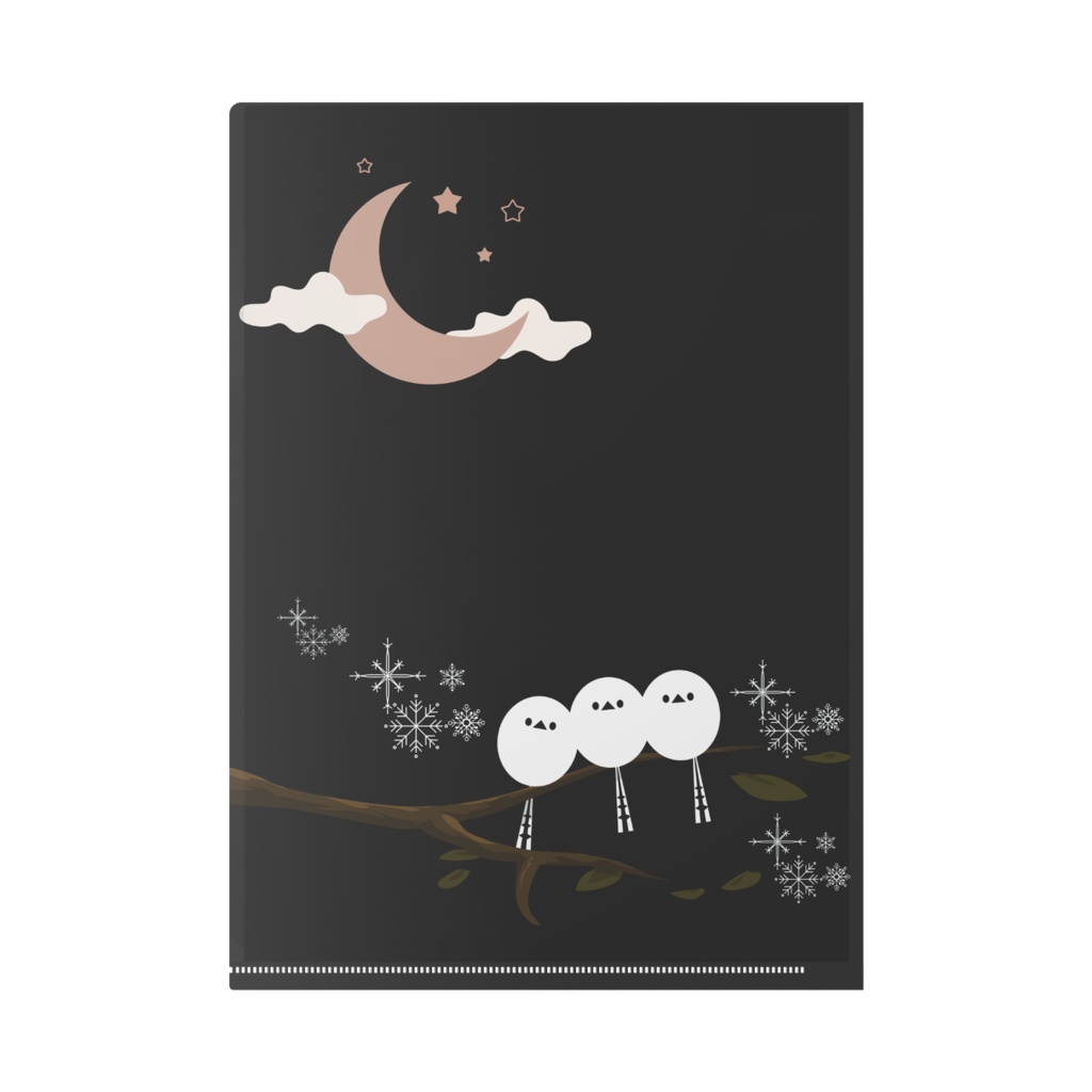 シマエナガA4クリアファイル