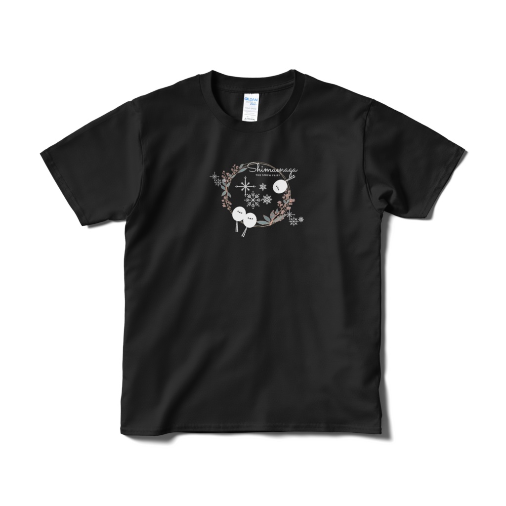 シマエナガTシャツ（黒）