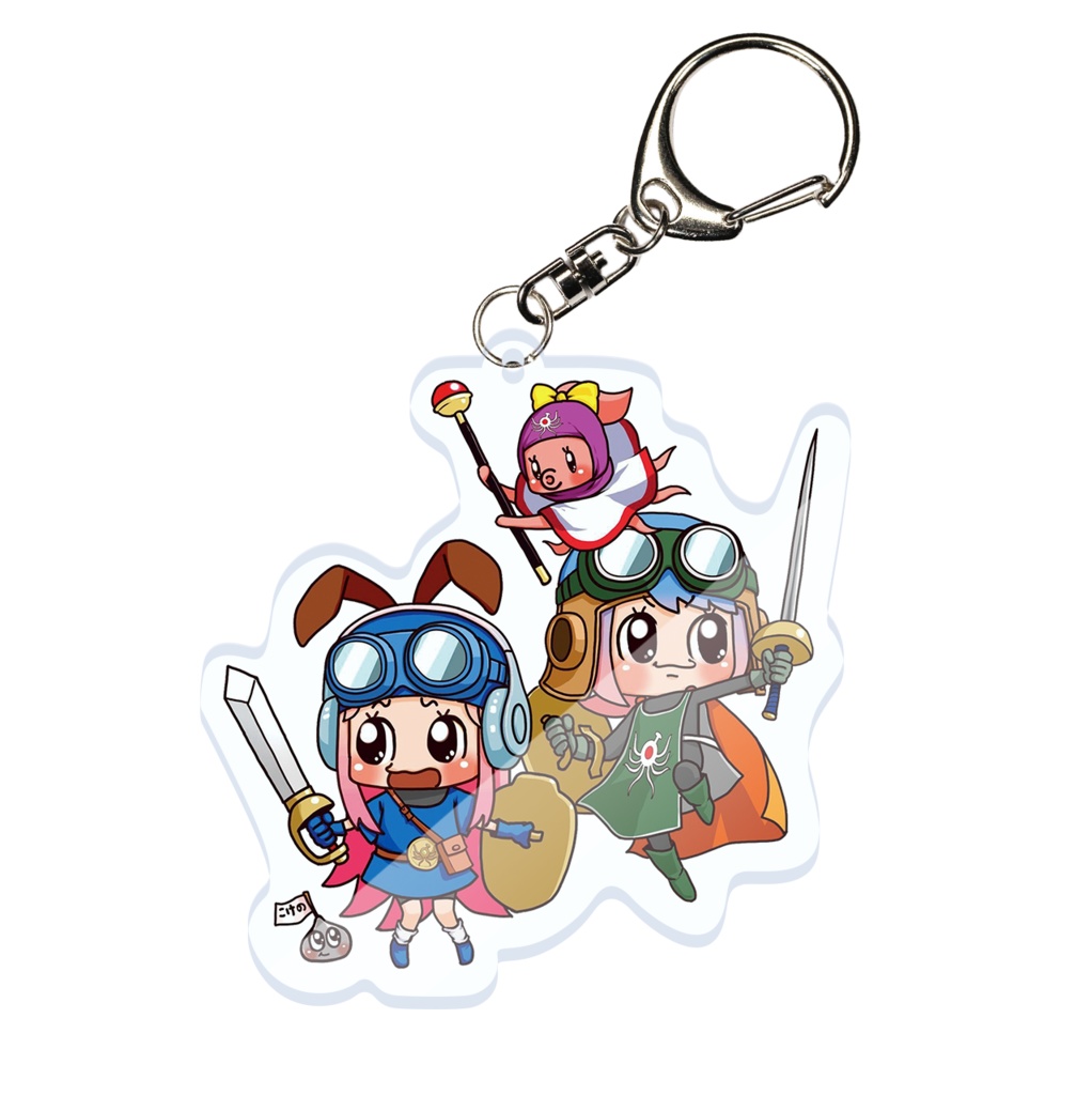 【ゲー恋】こけきゃばRPGコスプレキーホルダー（ゴーグル勇者）