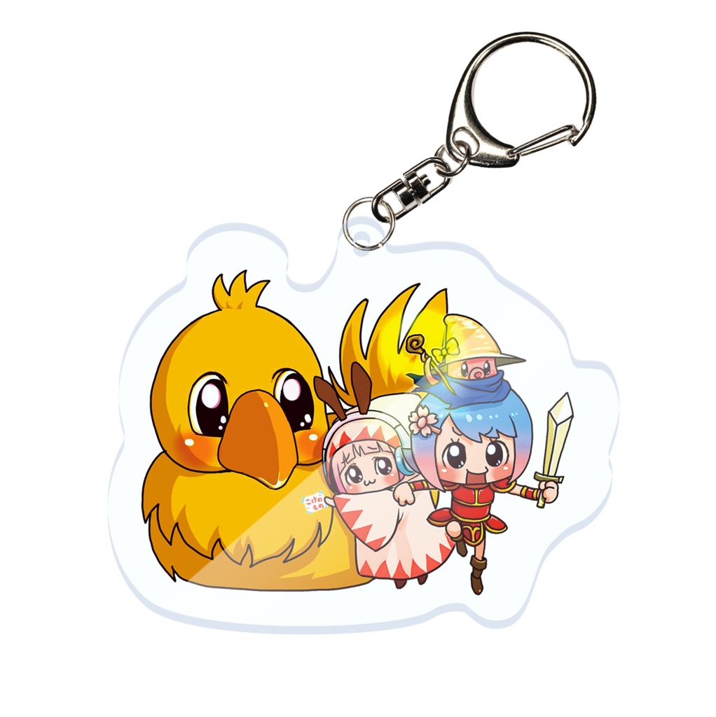 【ゲー恋】こけきゃばRPGコスプレキーホルダー（巨大ひよこ）