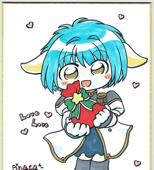 Ga手描き色紙 中サイズ Pinata Booth