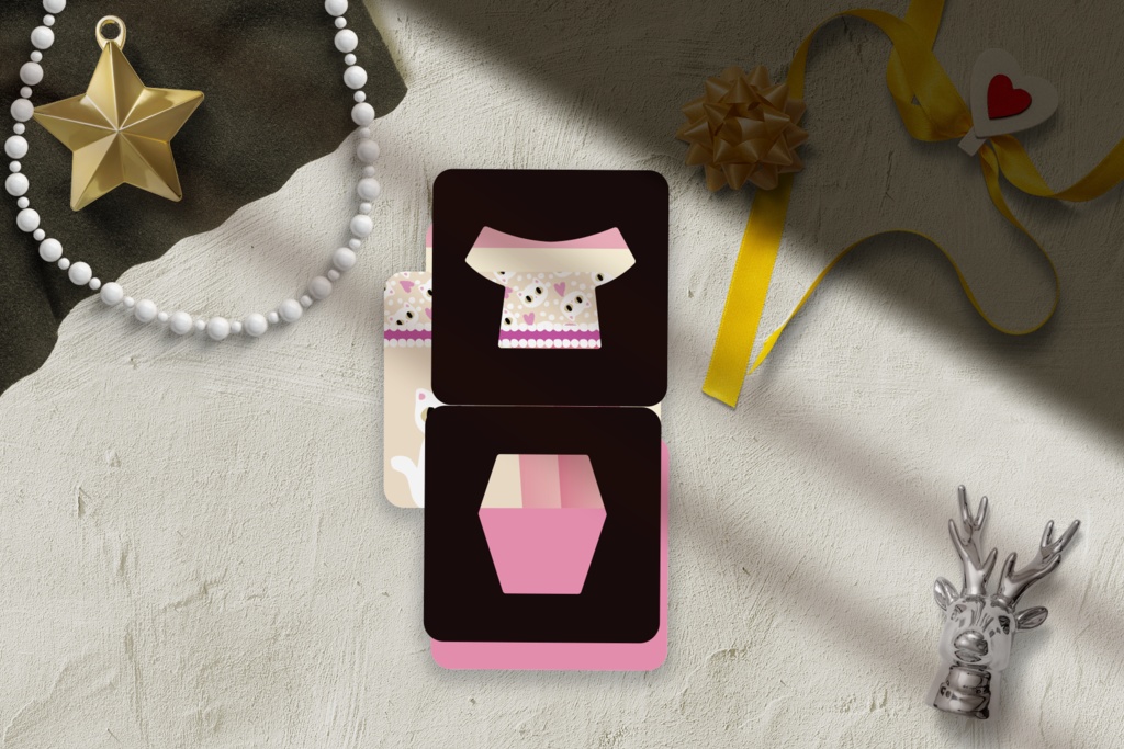 #なに着る アップグレードカード&ねこ木駒 ファッションコーディネートゲーム こんなとき、なに着る?