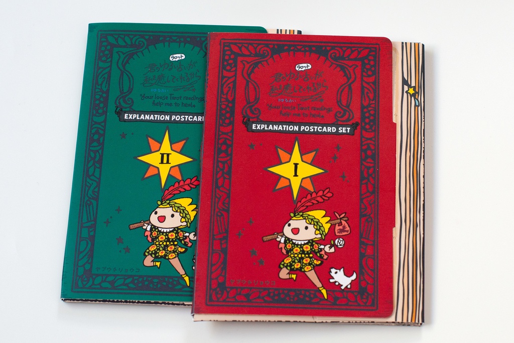Yuru Tarot Interpretation Postcard Set (24 Cards)　英語版：君のゆるいタロット占いが私を癒してくれるから #ゆる占い　解説ポストカード24枚セット
