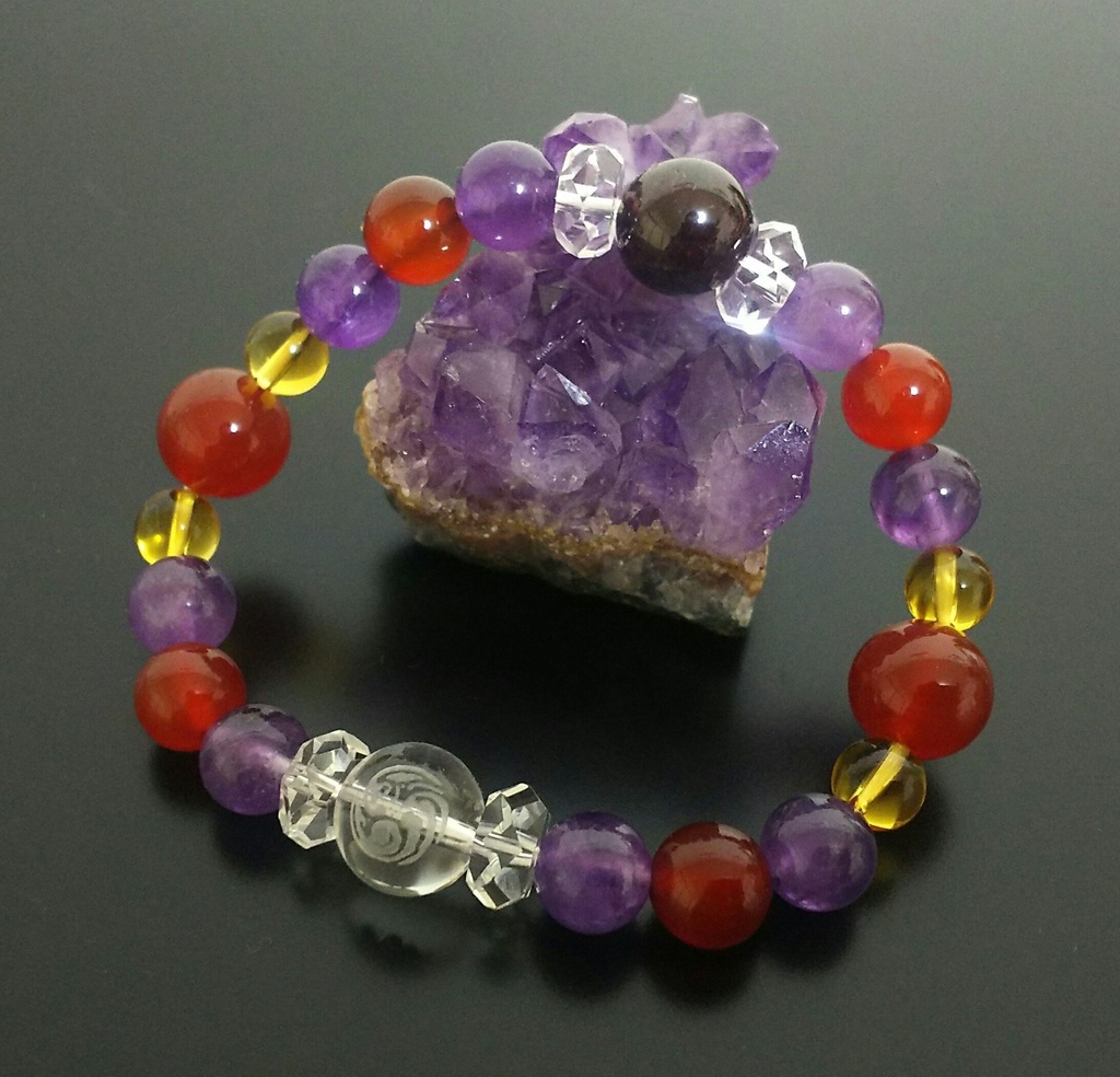 【紋彫刻入り】刀剣乱舞イメージブレスレット《歌仙兼定(極)》