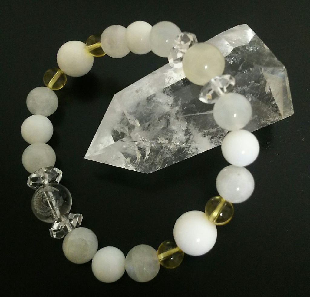 【紋彫刻入り】刀剣乱舞イメージブレスレット《鶴丸国永》