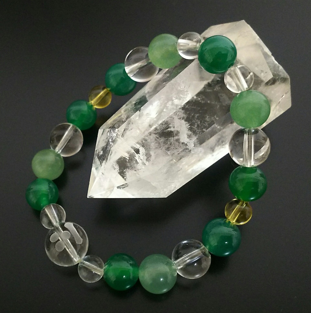 【戦国武将】毛利元就イメージブレスレット【三矢の誓い】