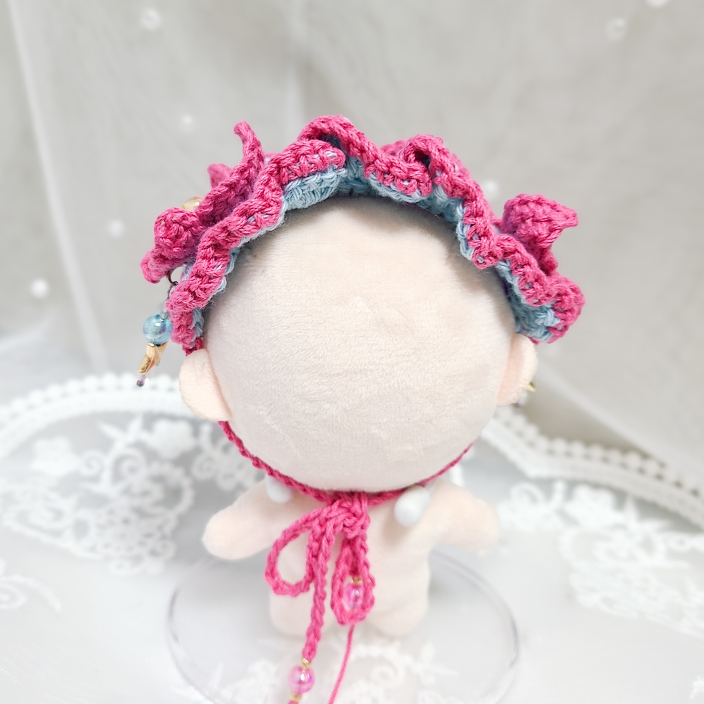【10〜12cm用】ぬいのヘッドドレス/ちょうちょ