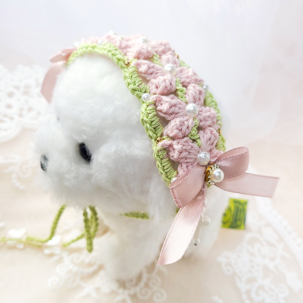 【15〜17cm用】ぬいのヘッドドレス さくら