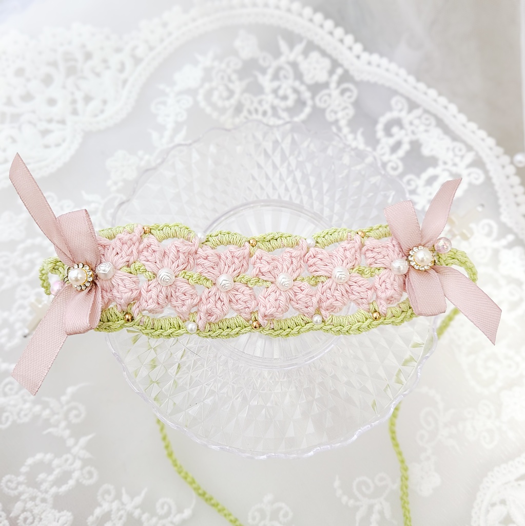 【15〜17cm用】ぬいのヘッドドレス さくら