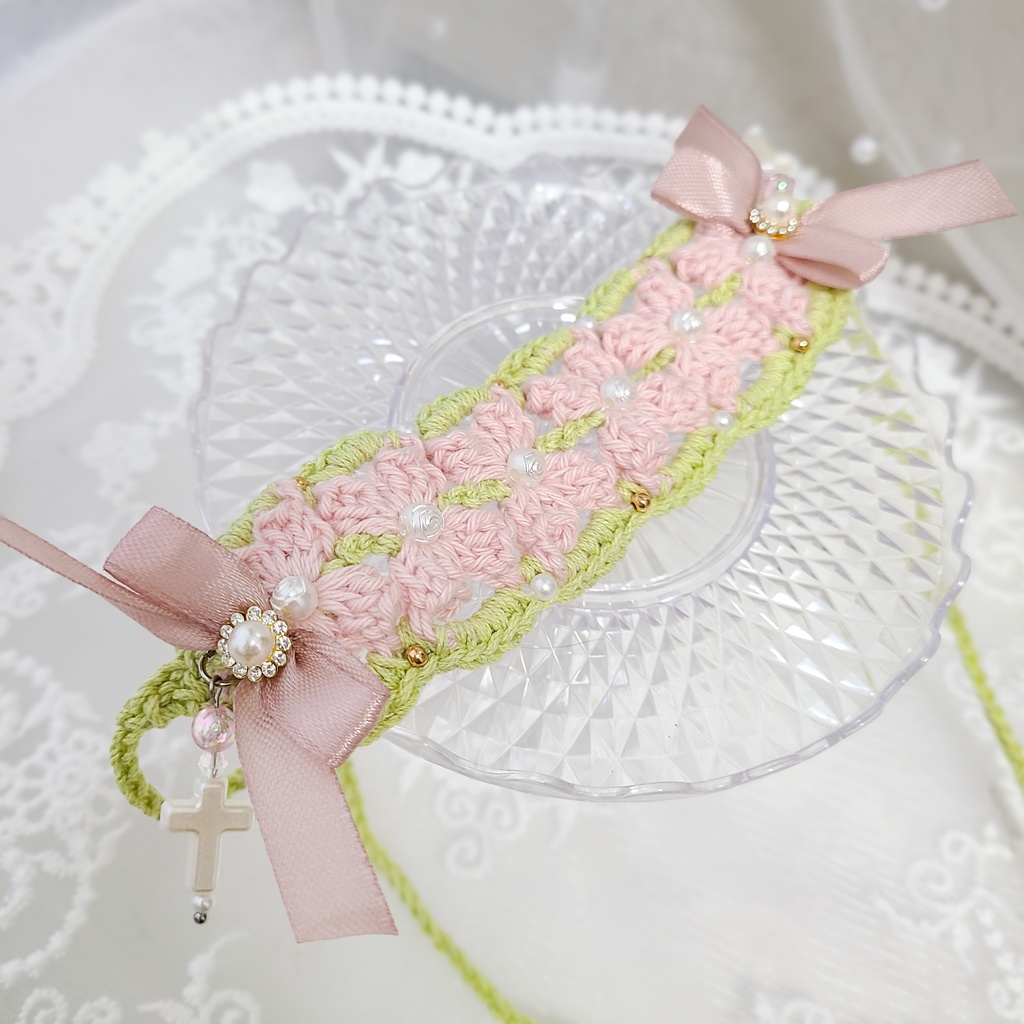 【15〜17cm用】ぬいのヘッドドレス さくら