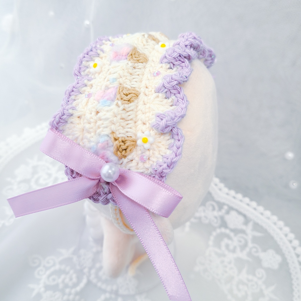【15〜17cm用】ぬいのヘッドドレス/ぽこぽこアイス