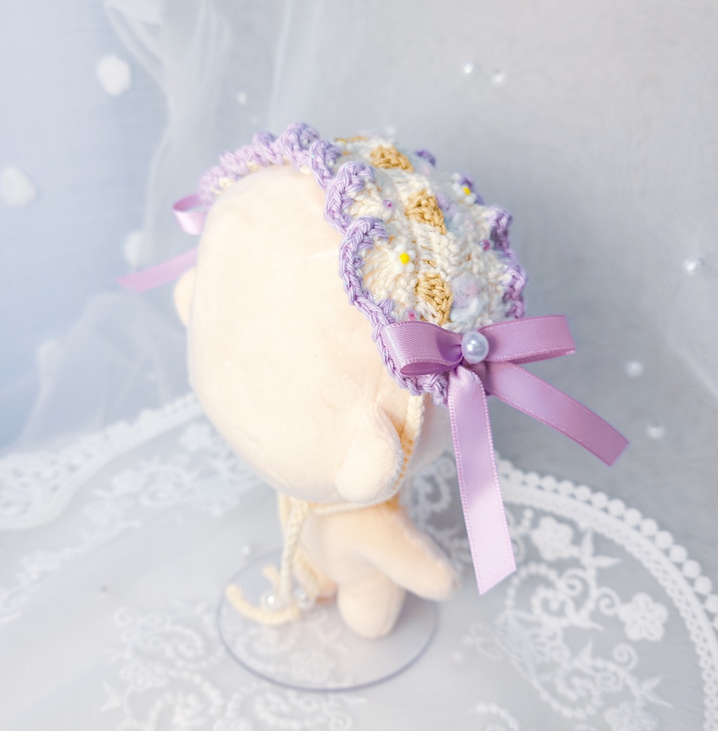 【15〜17cm用】ぬいのヘッドドレス/ぽこぽこアイス