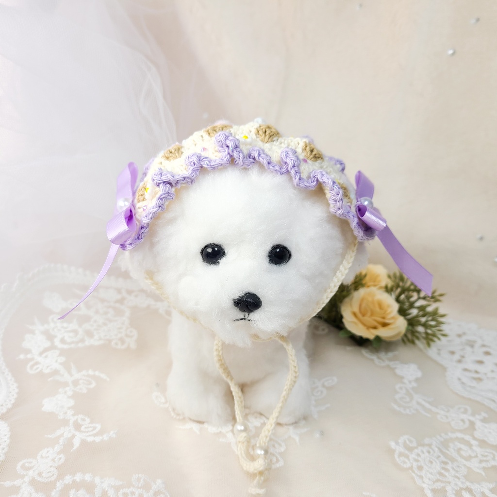 【15〜17cm用】ぬいのヘッドドレス/ぽこぽこアイス