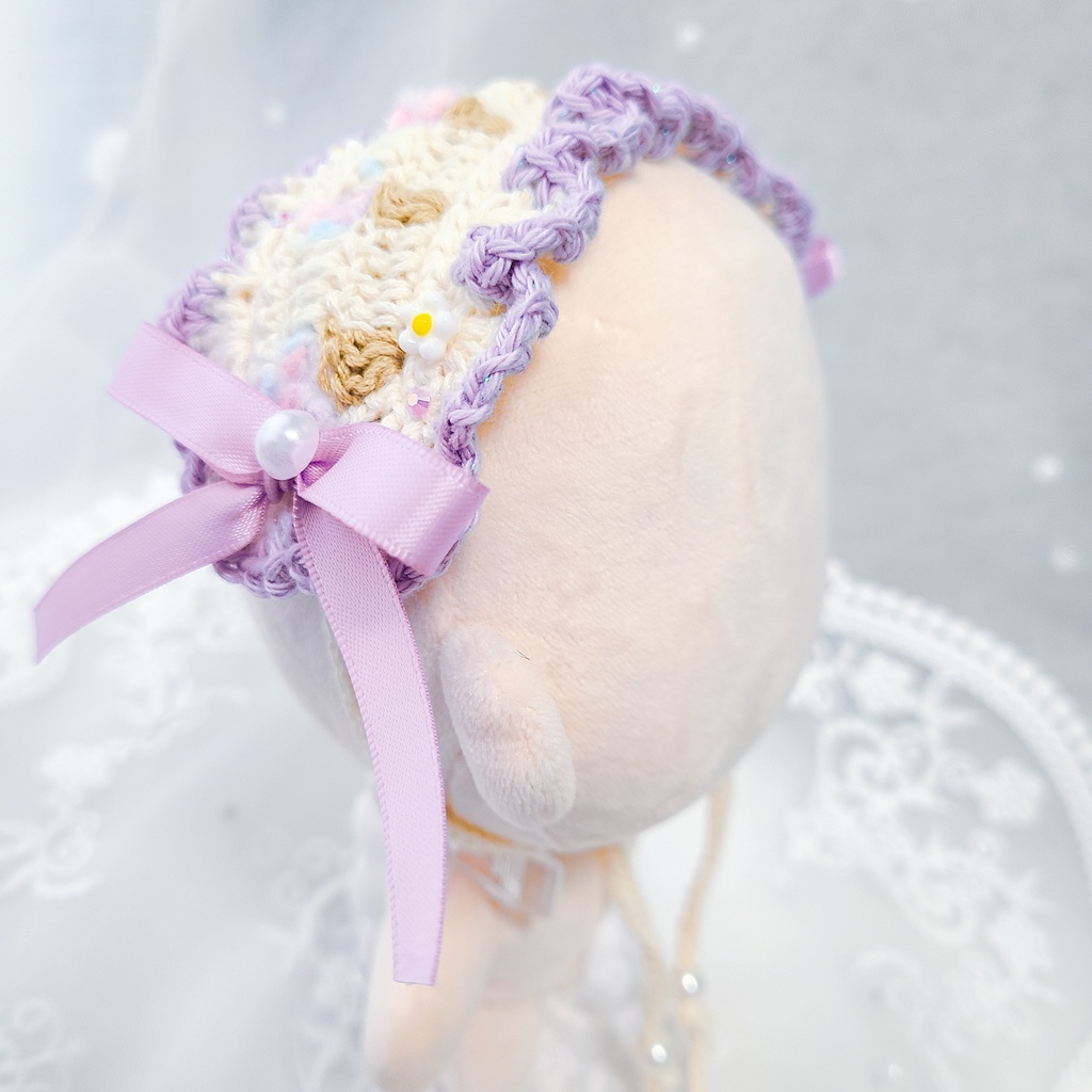 【15〜17cm用】ぬいのヘッドドレス/ぽこぽこアイス