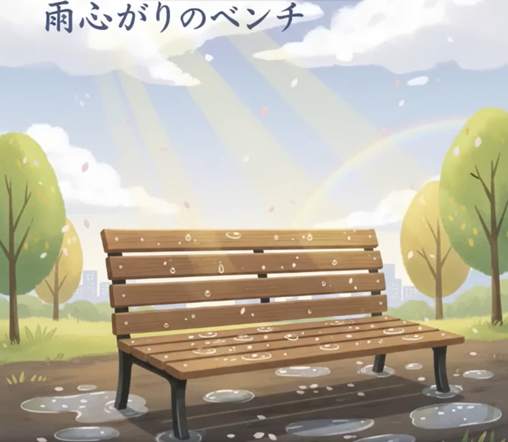 朗読002_【広告なし】入眠朗読『雨上がりの公園』音声のみ・音楽付き音声パック（wav/m4a）※映像は外しています