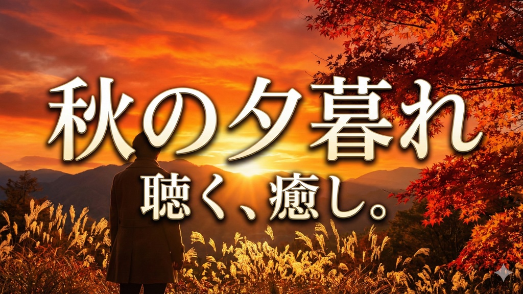 朗読011_【癒しの朗読】秋の夕暮れ#朗読#癒しの朗読#エッセイ朗読#秋の夕暮れ#秋のエッセイ#癒し#リラックス#睡前朗読#癒しの時間#心が落ち着く