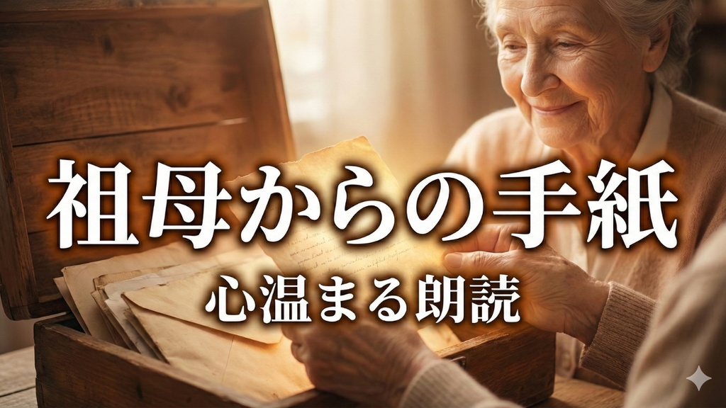 朗読016_手紙#朗読#短編朗読#5分朗読#短編小説#癒しの朗読#心温まる物語#感動する話#手紙#家族の記憶#祖母の手紙#優しい時間#静かな物語#夜に聴きたい#ひとり時間#大人向け朗読