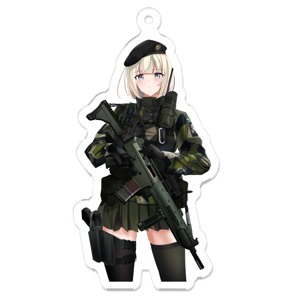 スウェーデン武装JKさん。