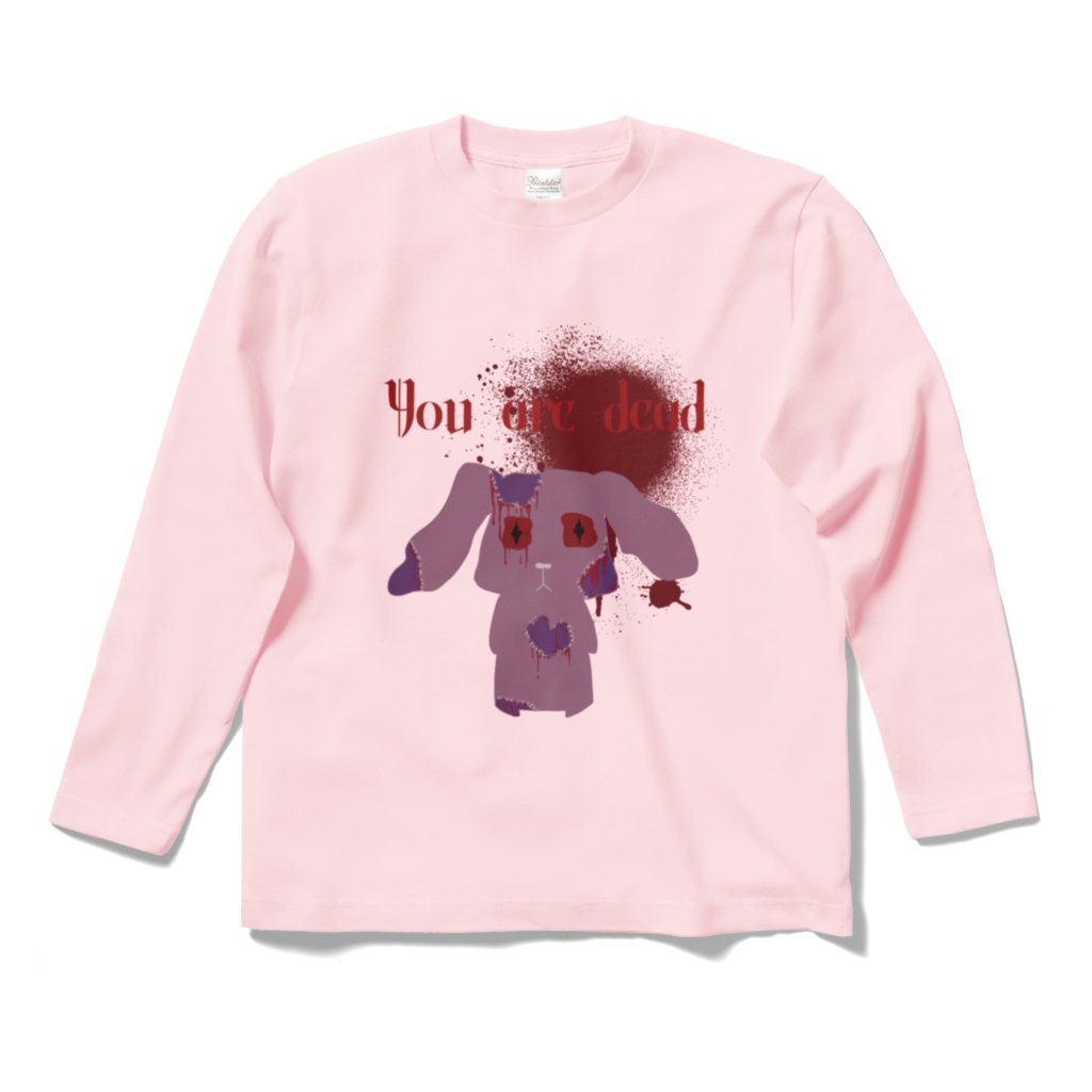 『ツギハギウサ娘』ロングスリーブTシャツ