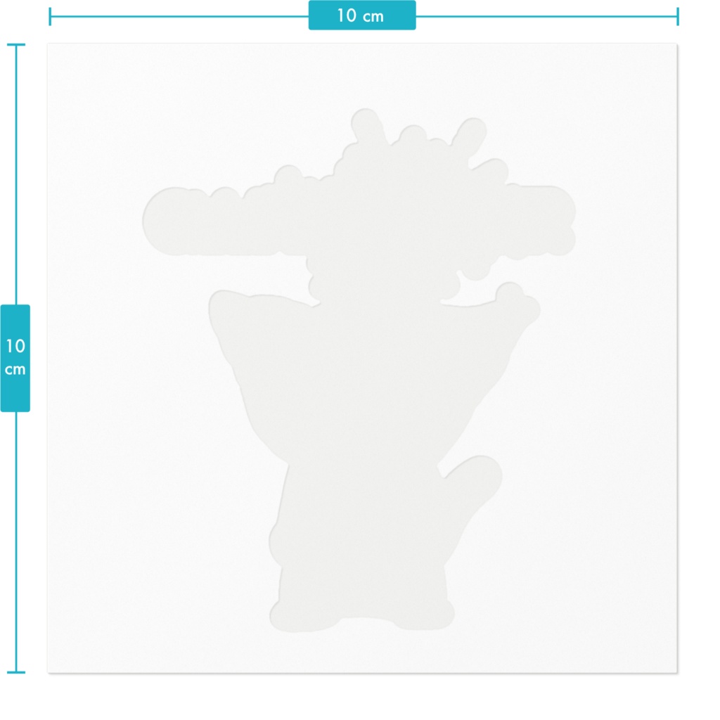 『ツギハギニャンキーくん』ステッカー