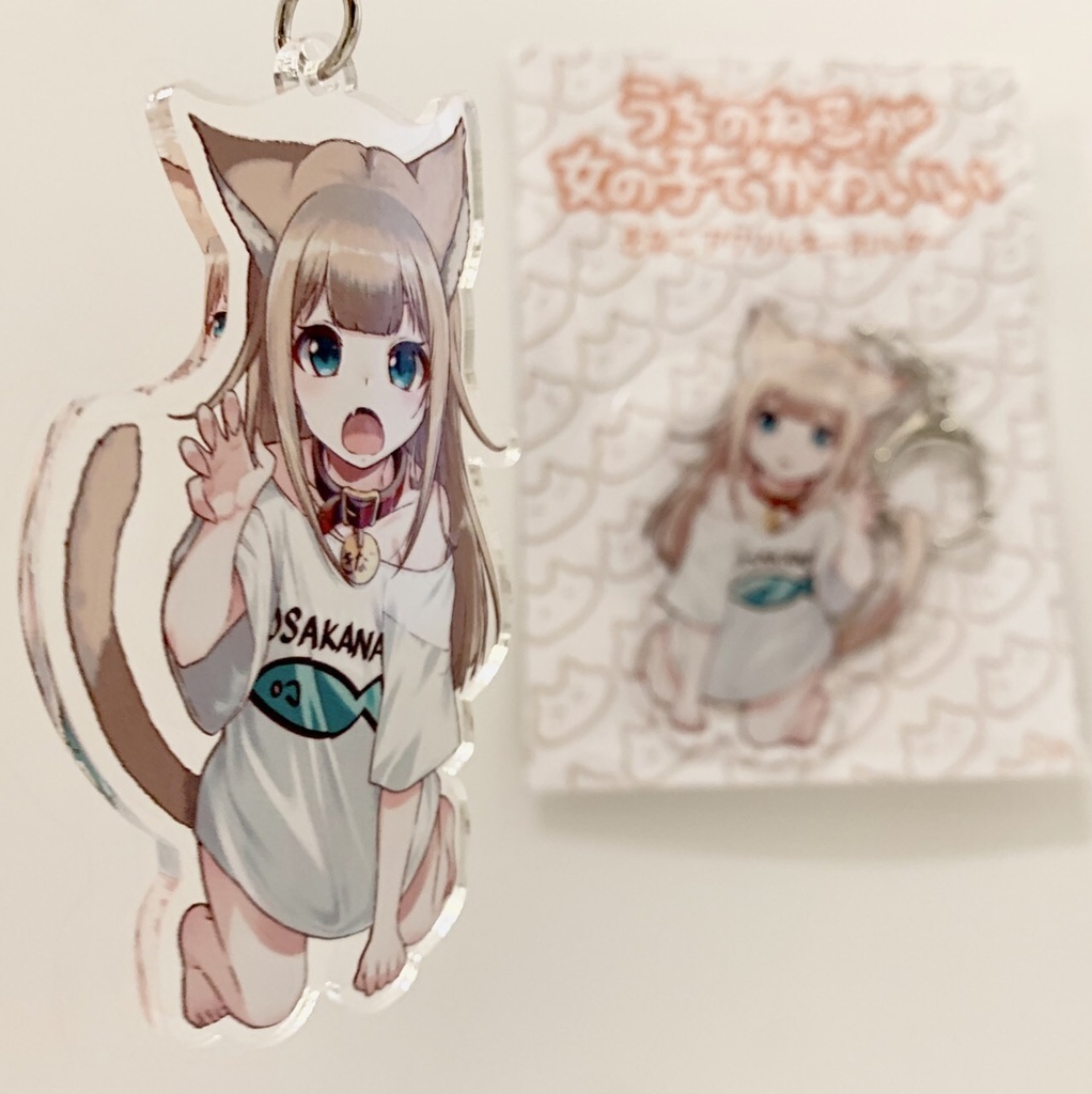 きなこアクリルキーホルダー にゃータイプ/Kinako Acrylic Keychain Meow type