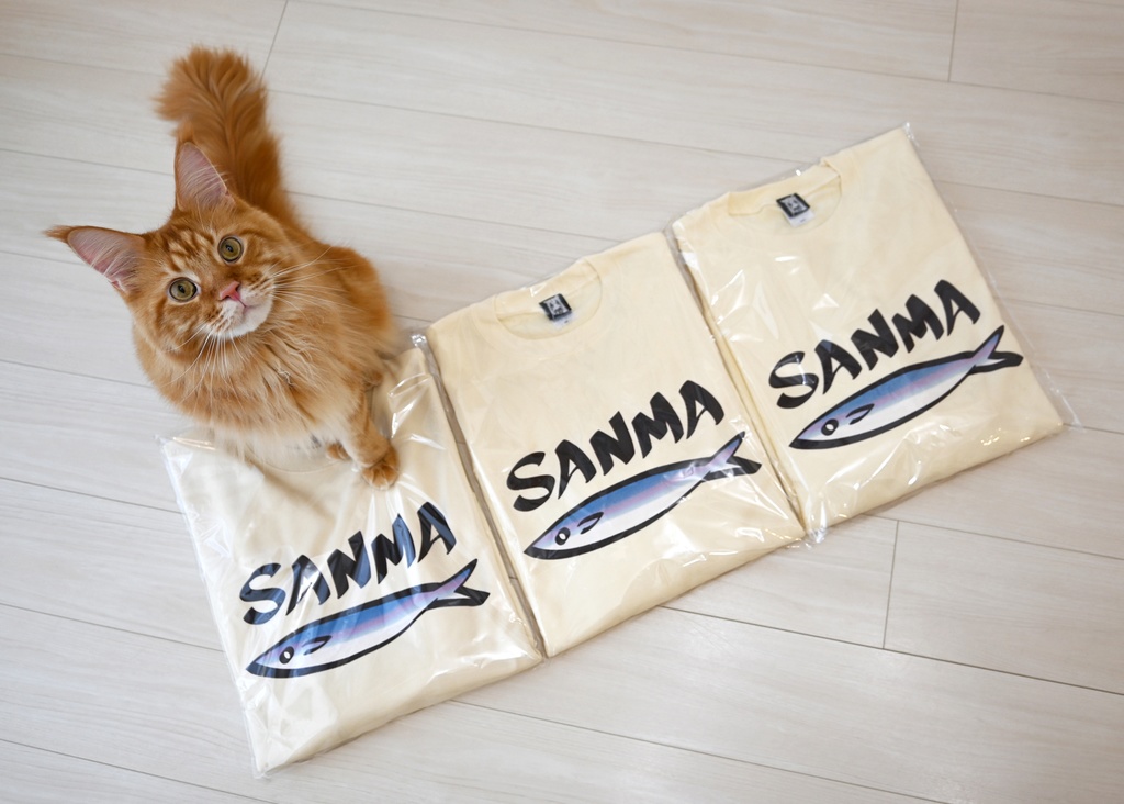 きなこのSANMAトレーナー/Kinako's SANMA sweatshirt