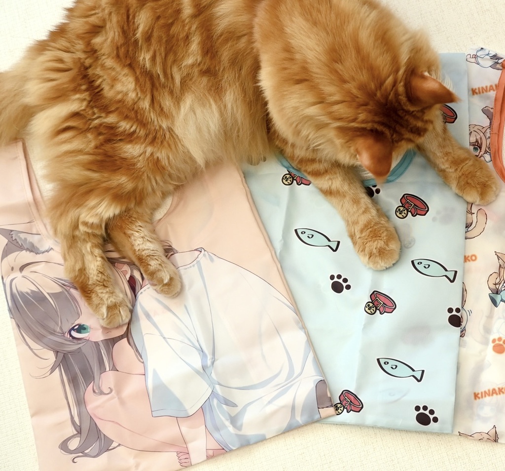 【C108】うちのねこが女の子でかわいい「きなこ」グッズ4点セット
