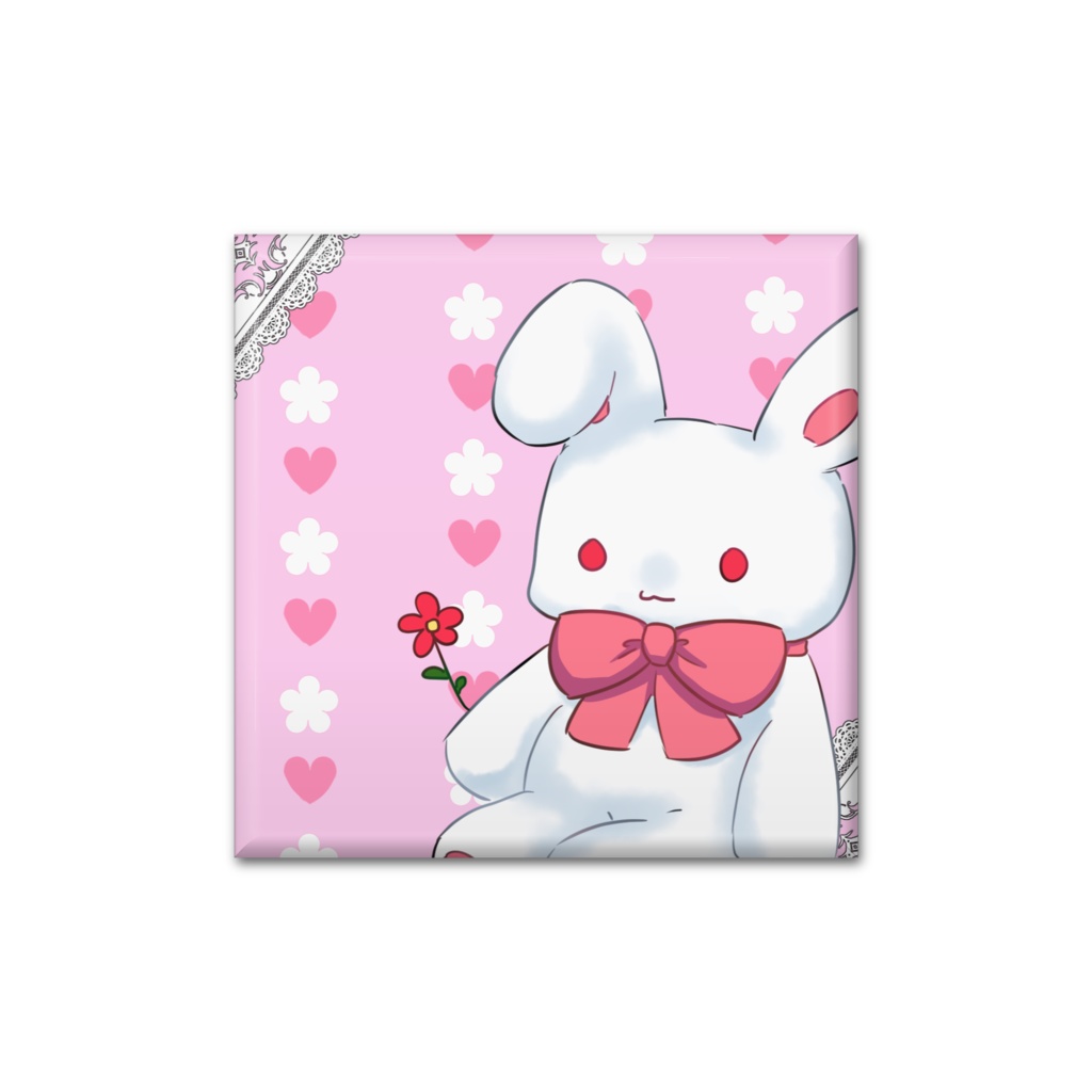 うさぎ【缶バッチ】