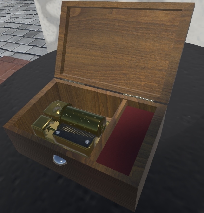 VRChat向けジュエリーボックス付きオルゴール