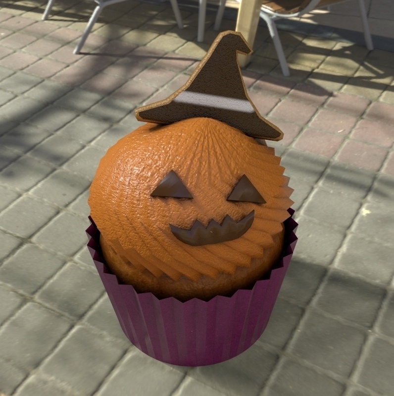 かぼちゃのカップケーキ