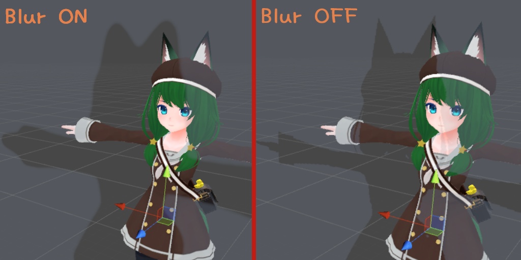 VRCSmokeGlass 曇りガラスシェーダ