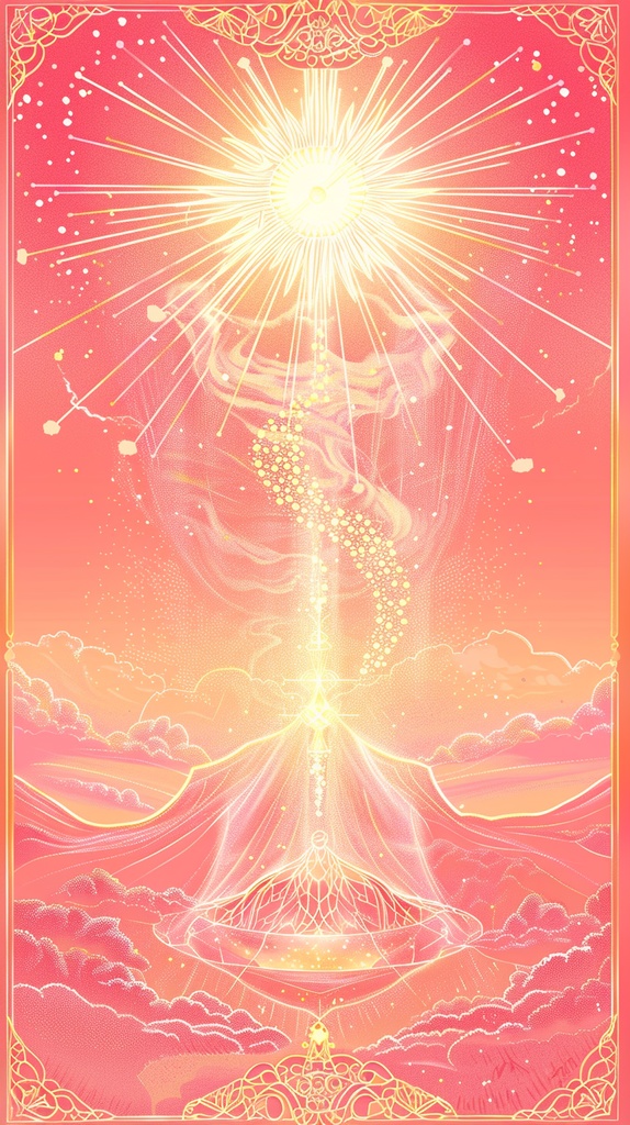 【♌しし座｜11月】金運・恋愛・願望成就｜ラッキーカラーと宇宙エネルギーを宿すお守り待ち受け画像