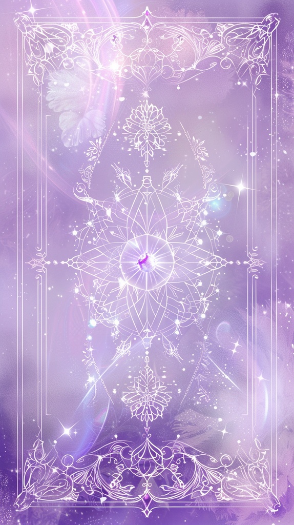 【♍おとめ座｜11月】金運・恋愛・願望成就｜ラッキーカラーと宇宙エネルギーを宿すお守り待ち受け画像