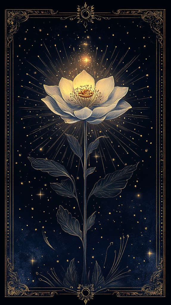 【♌しし座|12月】金運・恋愛・願望成就|ラッキーカラーと宇宙エネルギーを宿すお守り待ち受け画像