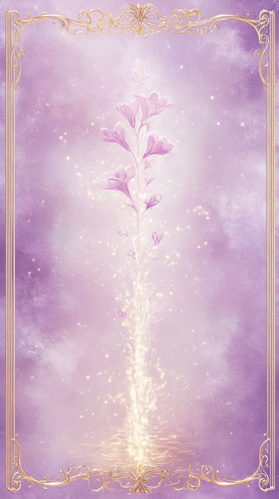 【♍おとめ座|12月】金運・恋愛・願望成就|ラッキーカラーと宇宙エネルギーを宿すお守り待ち受け画像