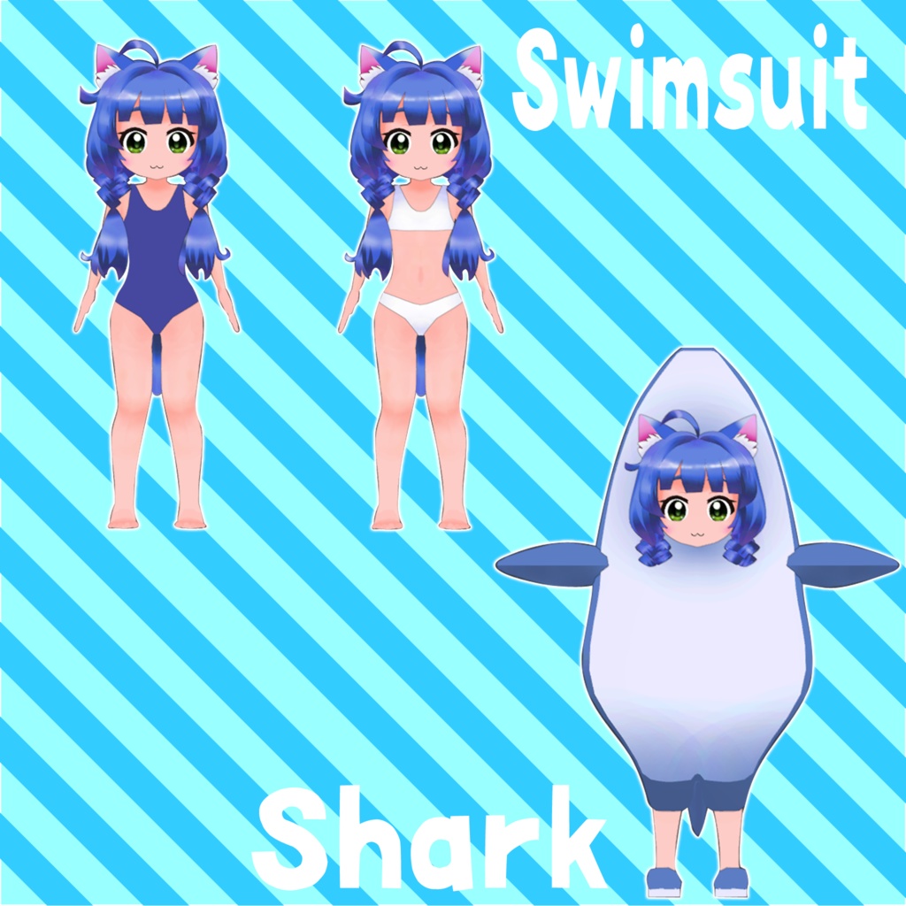 たま(Tama)【オリジナル3Dモデル】