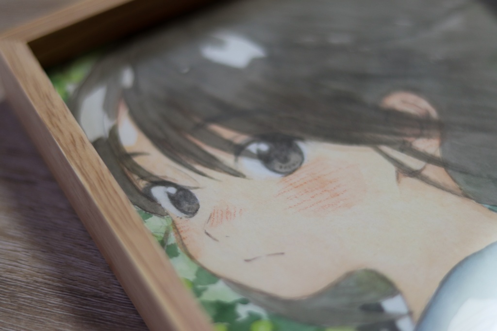 イラスト原画　風薫る