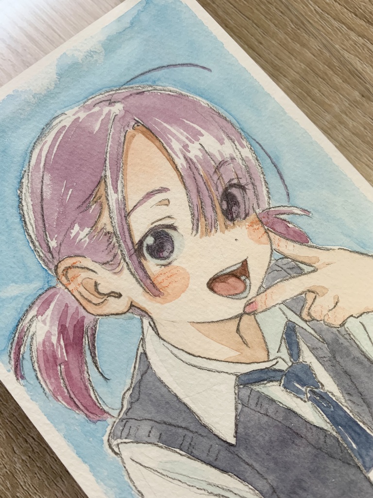 ピンクちゃん💕イラスト原画