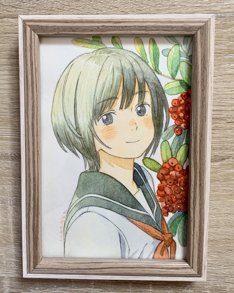 ピラカンサ　イラスト原画　2/25