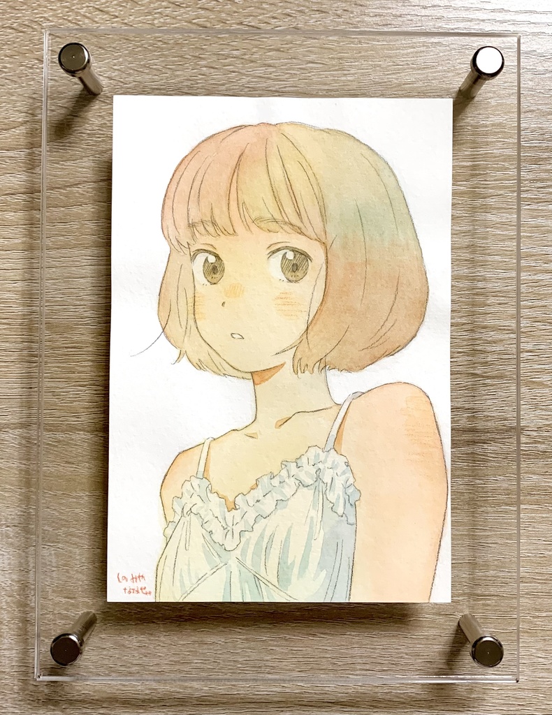 🍑ピーチフィズ　イラスト原画　5/27