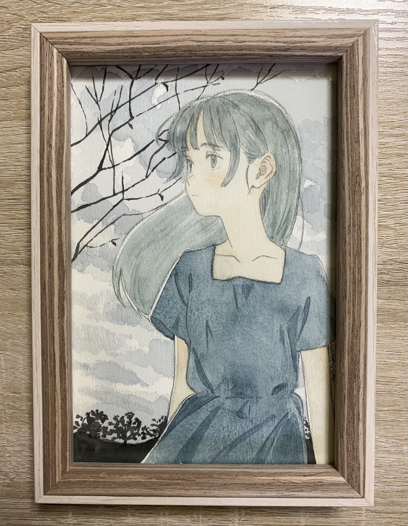 🪾イラスト原画　冬の絵　10/28