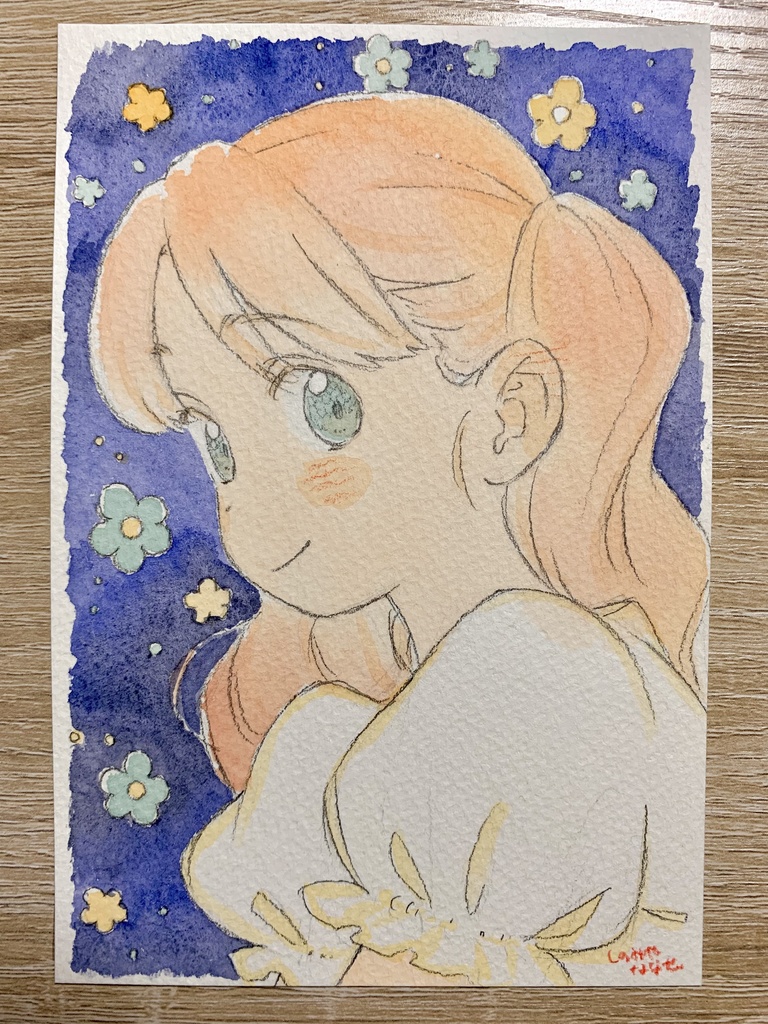 🌼🌸ドローイング原画　フレーム無し