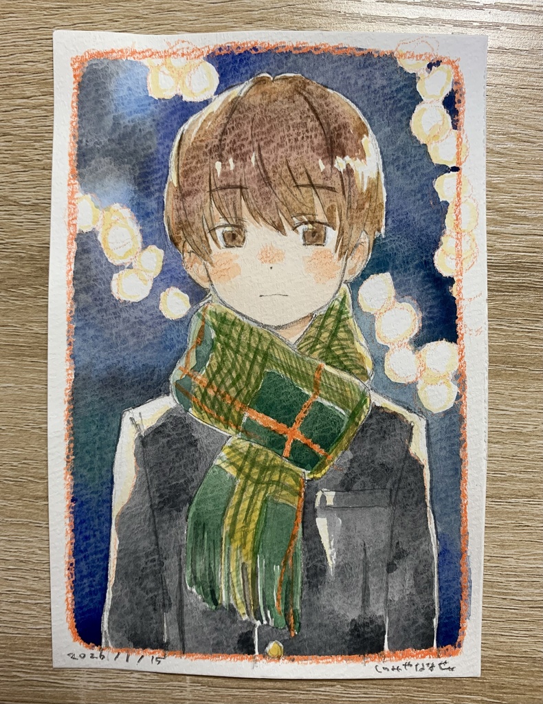 スケッチブックのドローイング原画